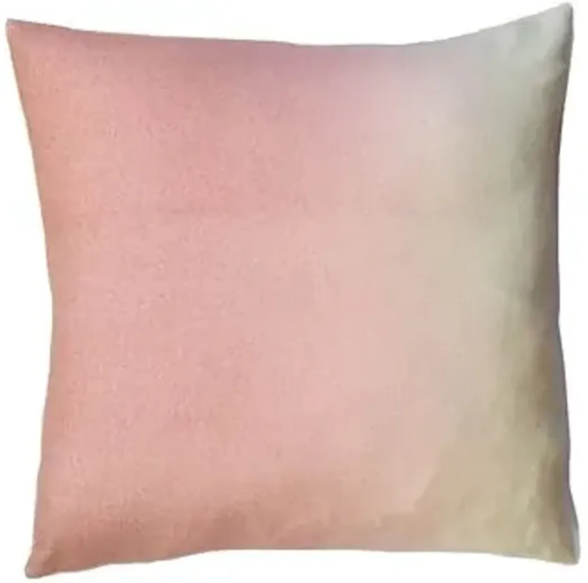 Dip-Dyed 22x22 Pillow - Dusty Rose - Johanna Howard