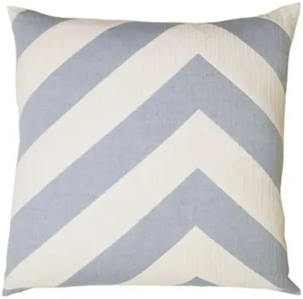 Lagom 24x24 Cotton Pillow - Chambray Blue - Johanna Howard