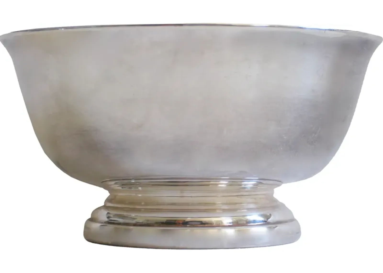 American Silver Pedestal Bowl - The Emporium Ltd.