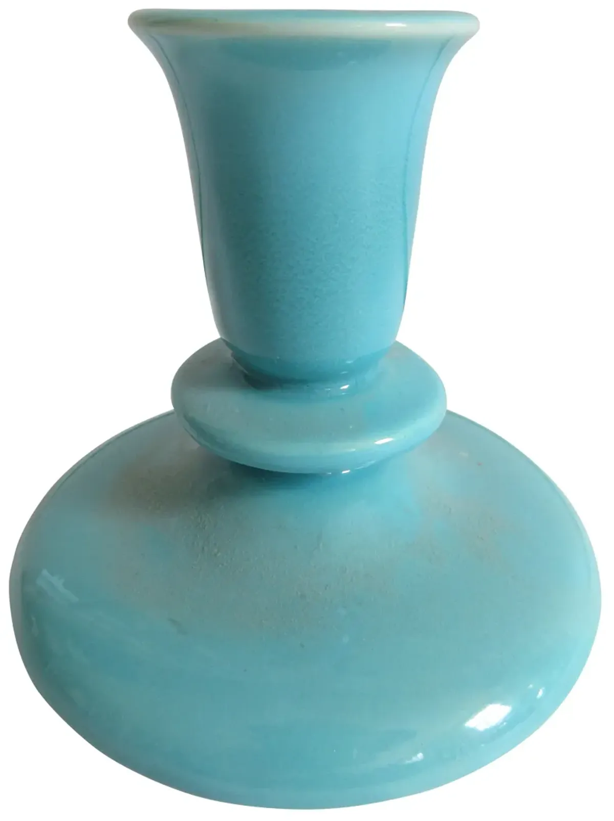 1930s California Pottery Candlestick - The Emporium Ltd. - Blue