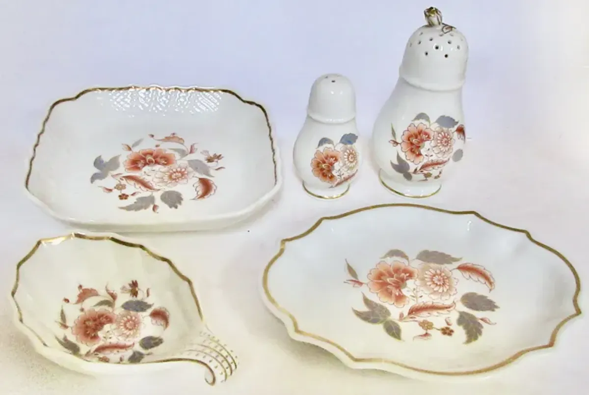 Ginori Italian Porcelain Collection Set of 5 - The Emporium Ltd. - White