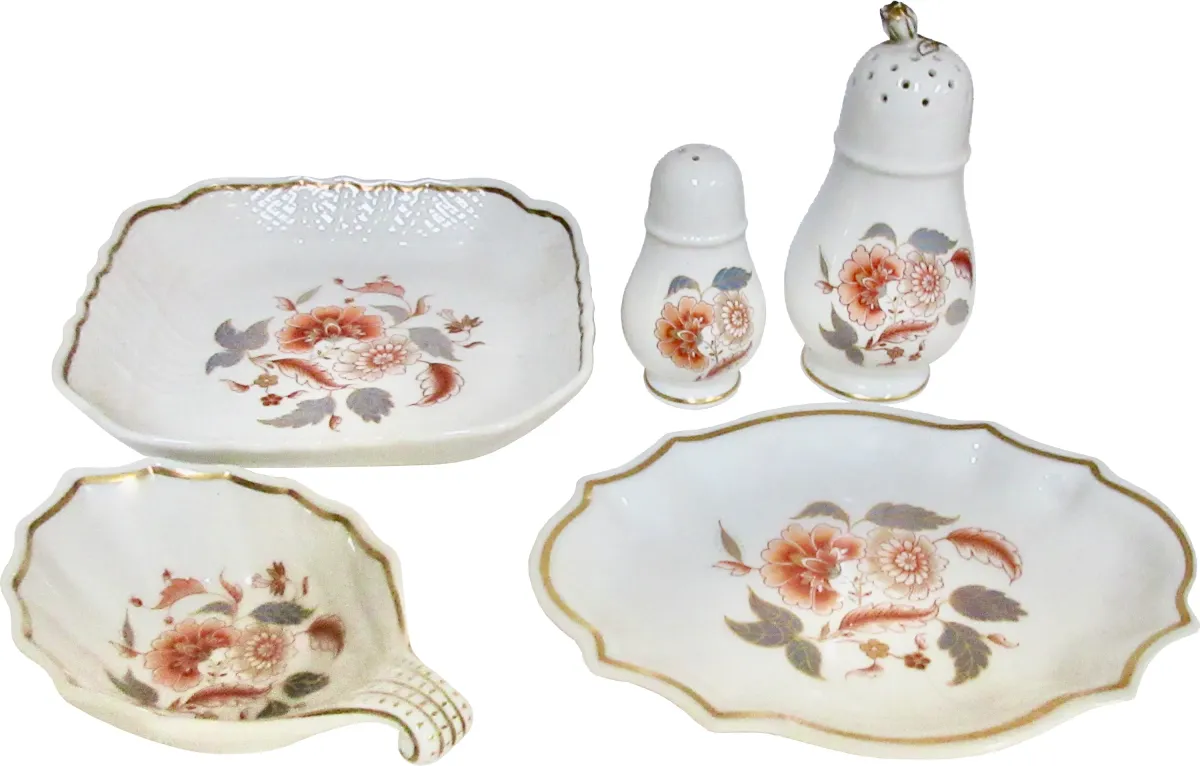 Ginori Italian Porcelain Collection Set of 5 - The Emporium Ltd. - White