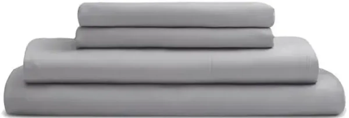 Eucalyptus Sheet Set - Dove - Sijo - Gray, 300 Thread Count, Egyptian Cotton Sateen, Soft and Luxurious