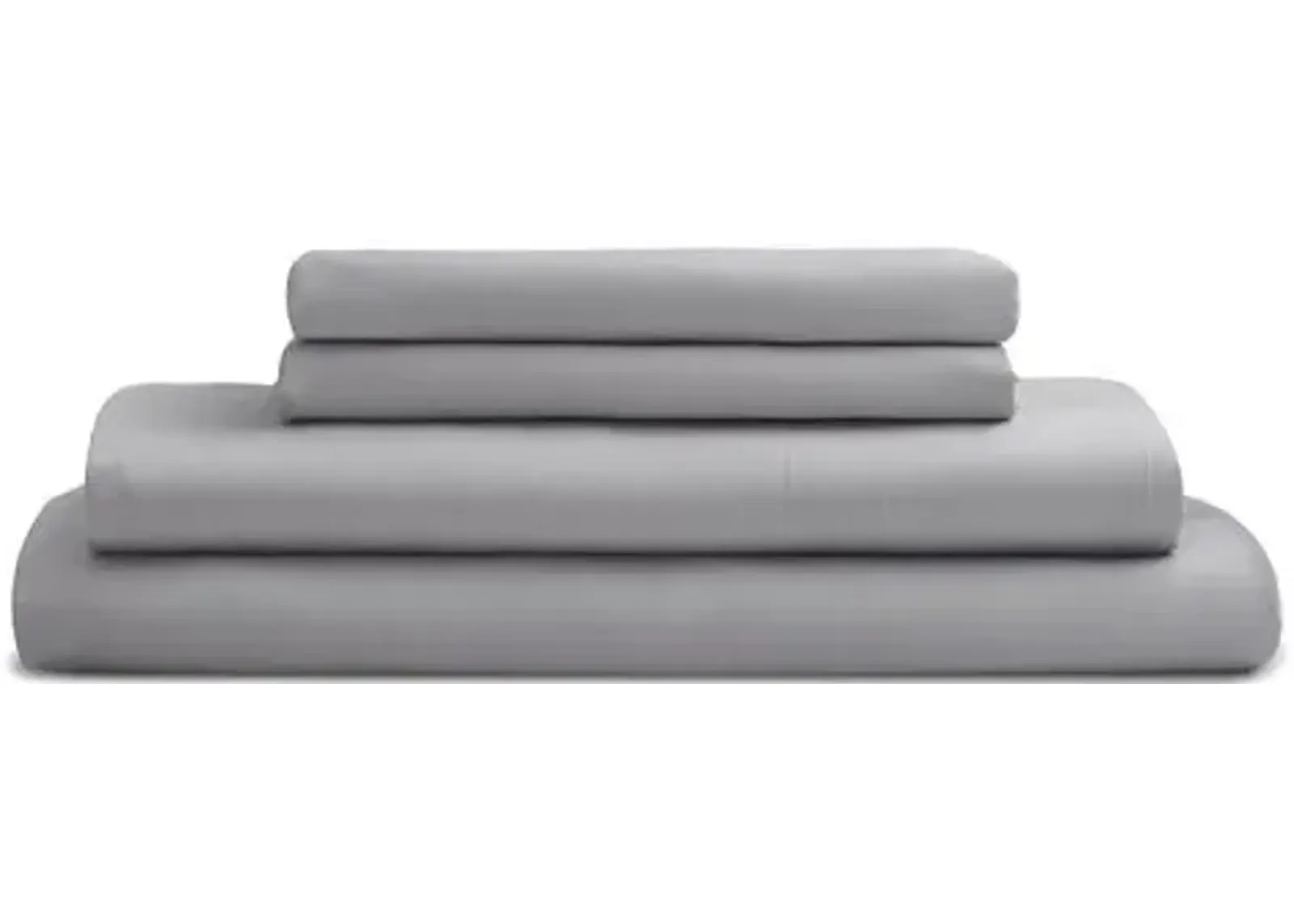 Eucalyptus Sheet Set - Dove - Sijo - Gray, 300 Thread Count, Egyptian Cotton Sateen, Soft and Luxurious