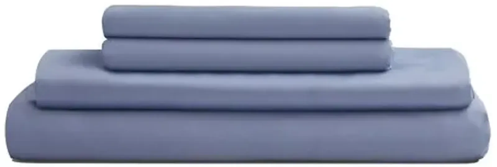 Eucalyptus Sheet Set - Sky - Sijo - Blue, 300 Thread Count, Egyptian Cotton Sateen, Soft and Luxurious