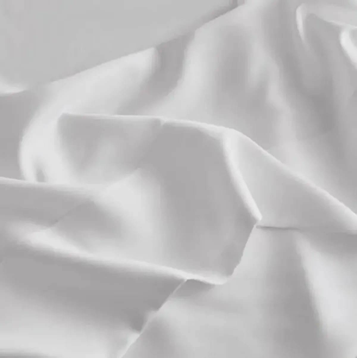 Eucalyptus Sheet Set - Snow - Sijo - White, 300 Thread Count, Egyptian Cotton Sateen, Soft and Luxurious