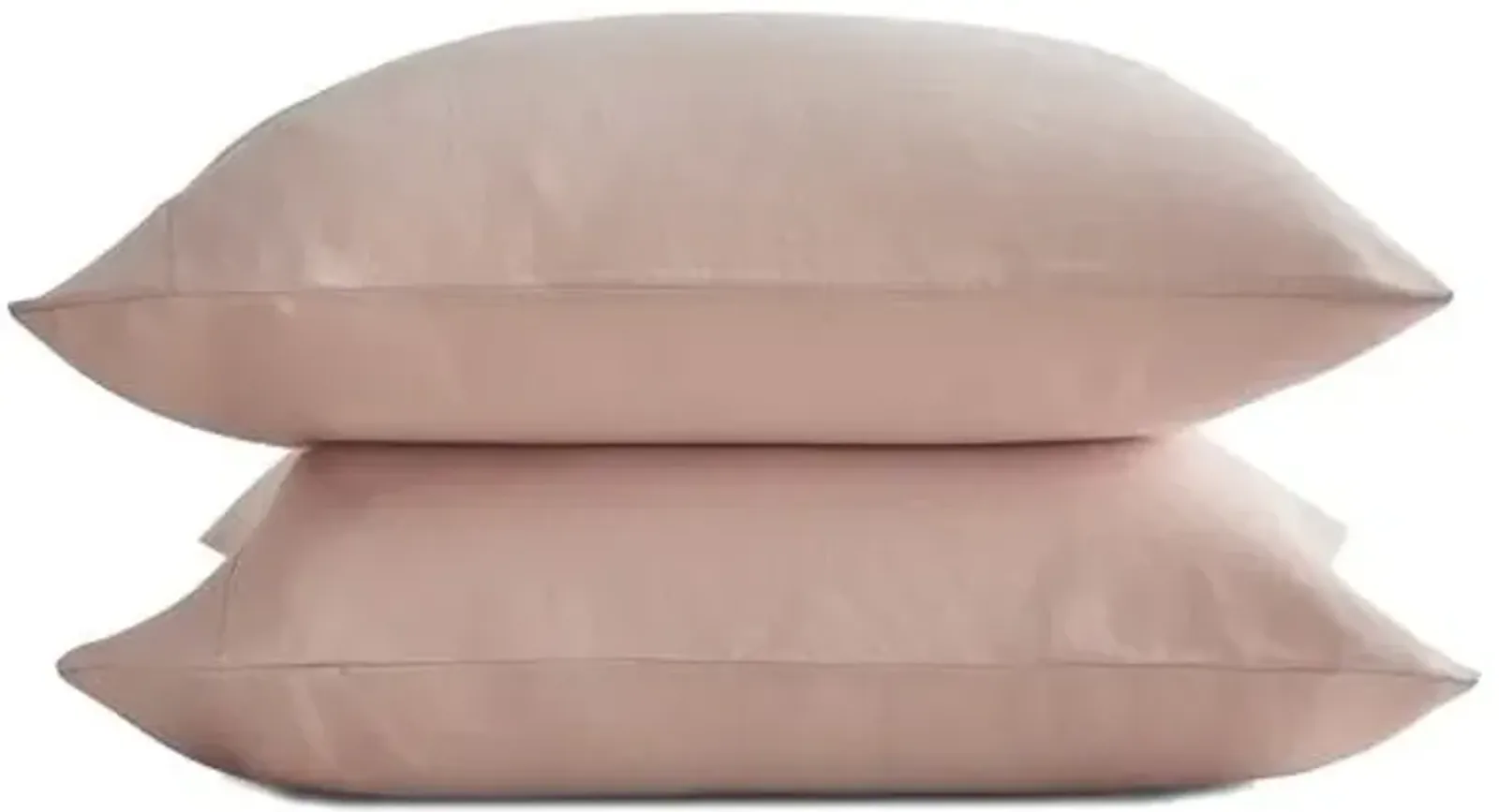 French Linen Pillowcase Set - Blush - Sijo