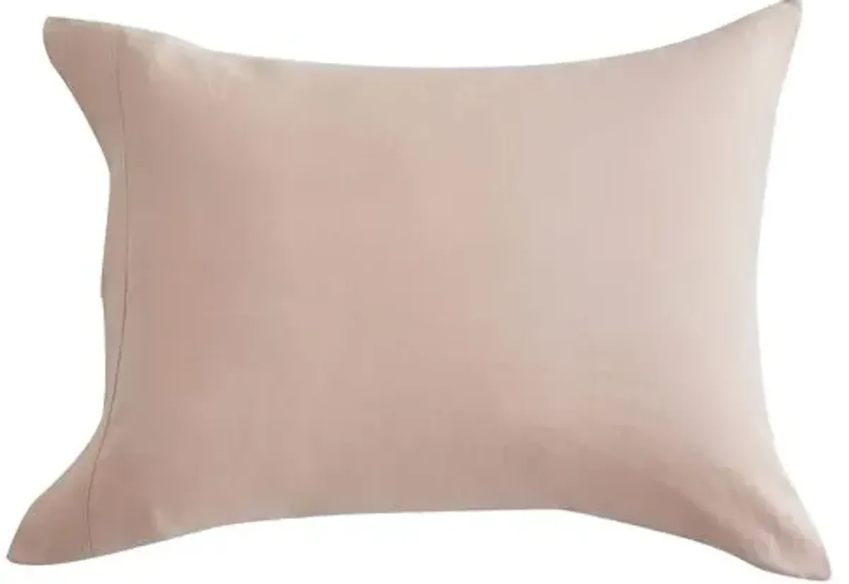 French Linen Pillowcase Set - Blush - Sijo