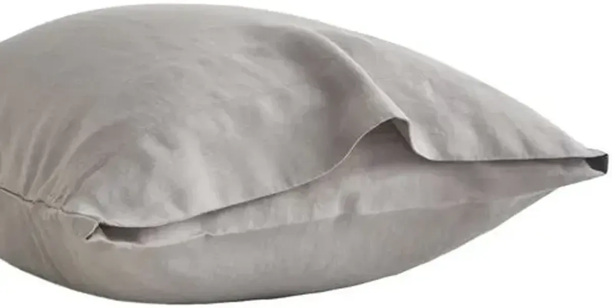 French Linen Pillowcase Set - Dove - Sijo