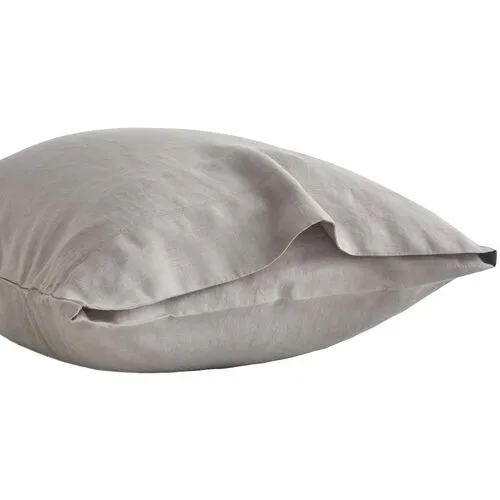 French Linen Pillowcase Set - Dove - Sijo
