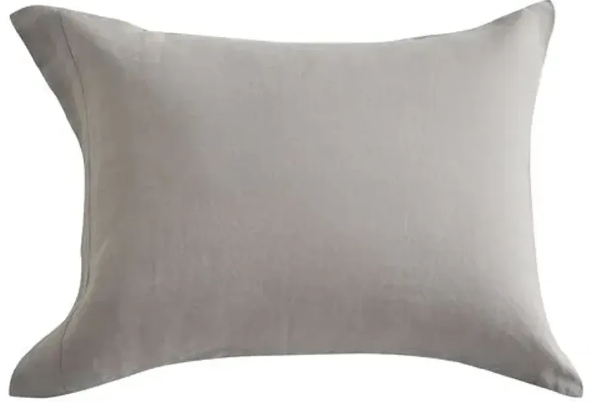 French Linen Pillowcase Set - Dove - Sijo