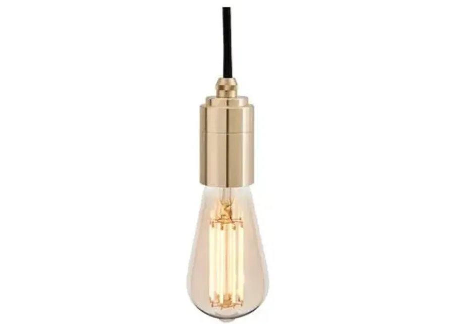 Squirrel Cage Pendant - Brass - Tala Lighting - Gold