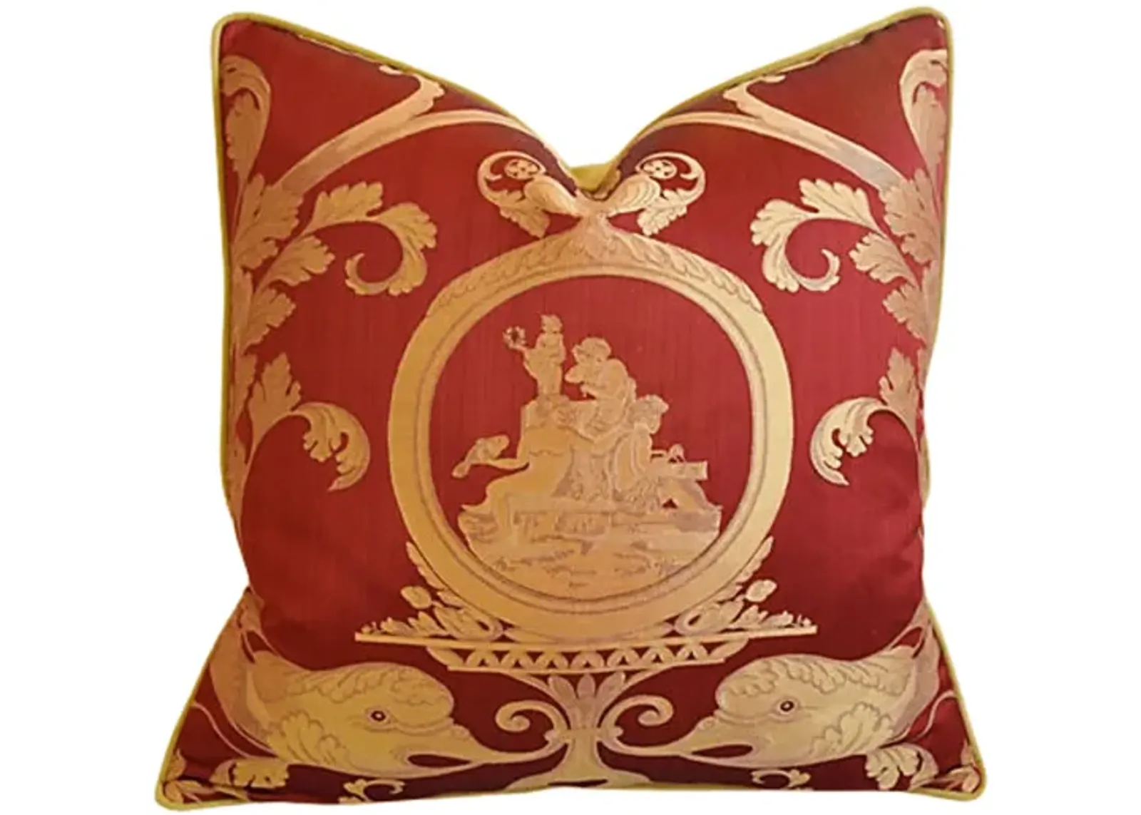 Old World Weavers Silk Grecian Pillow