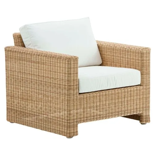 Sixty Outdoor Lounge Chair - Natural/White - Sika Design