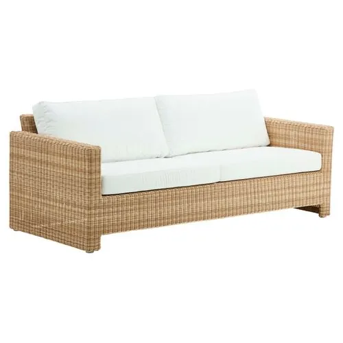 Sixty 3-Seat Outdoor Sofa - Natural/White - Sika Design