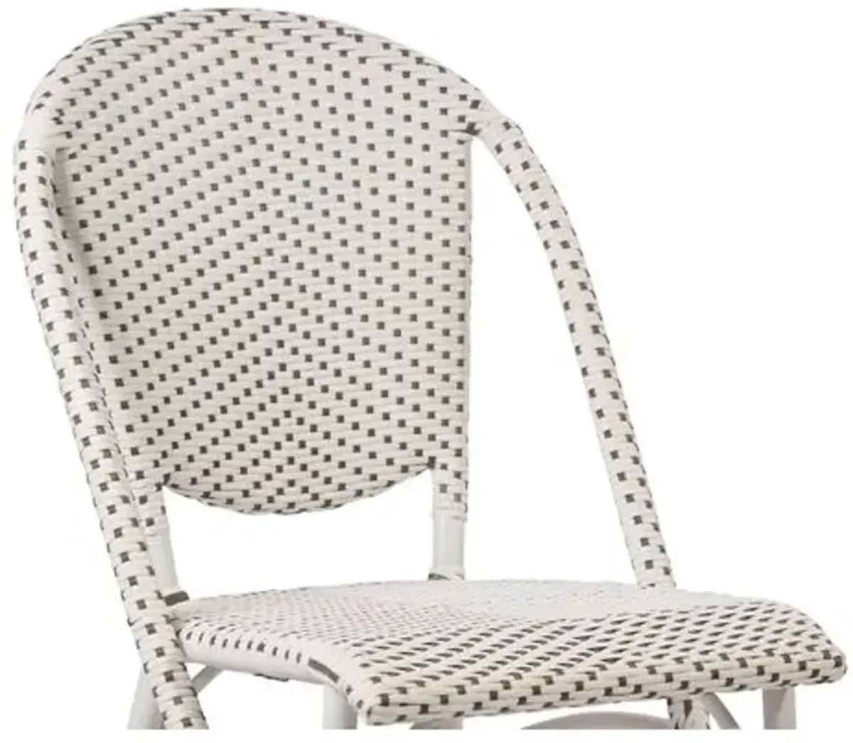 Sofie Outdoor Bistro Side Chair - White - Sika Design