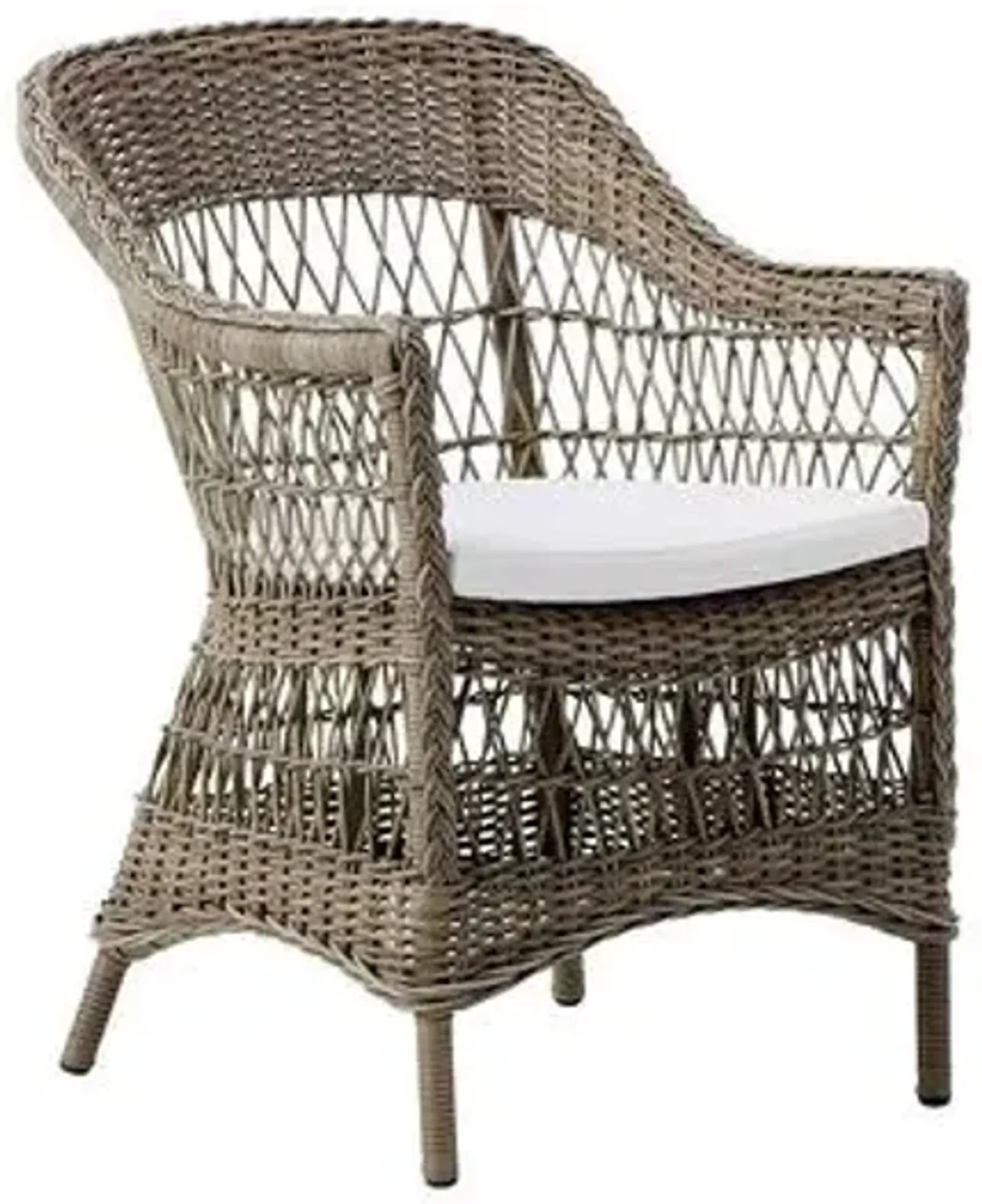 Charlot Outdoor Chair - Antique/White - Sika Design