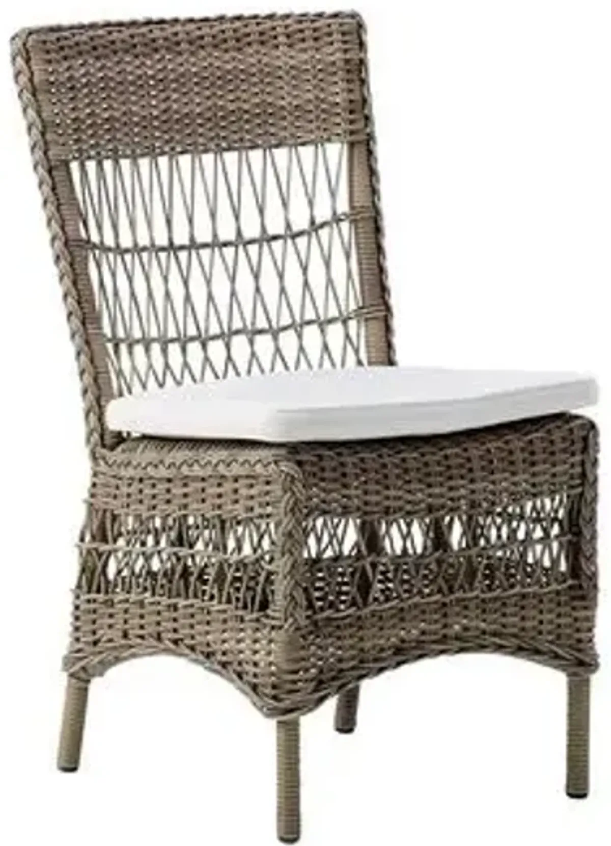 Marie Outdoor Side Chair - Antique/White - Sika Design