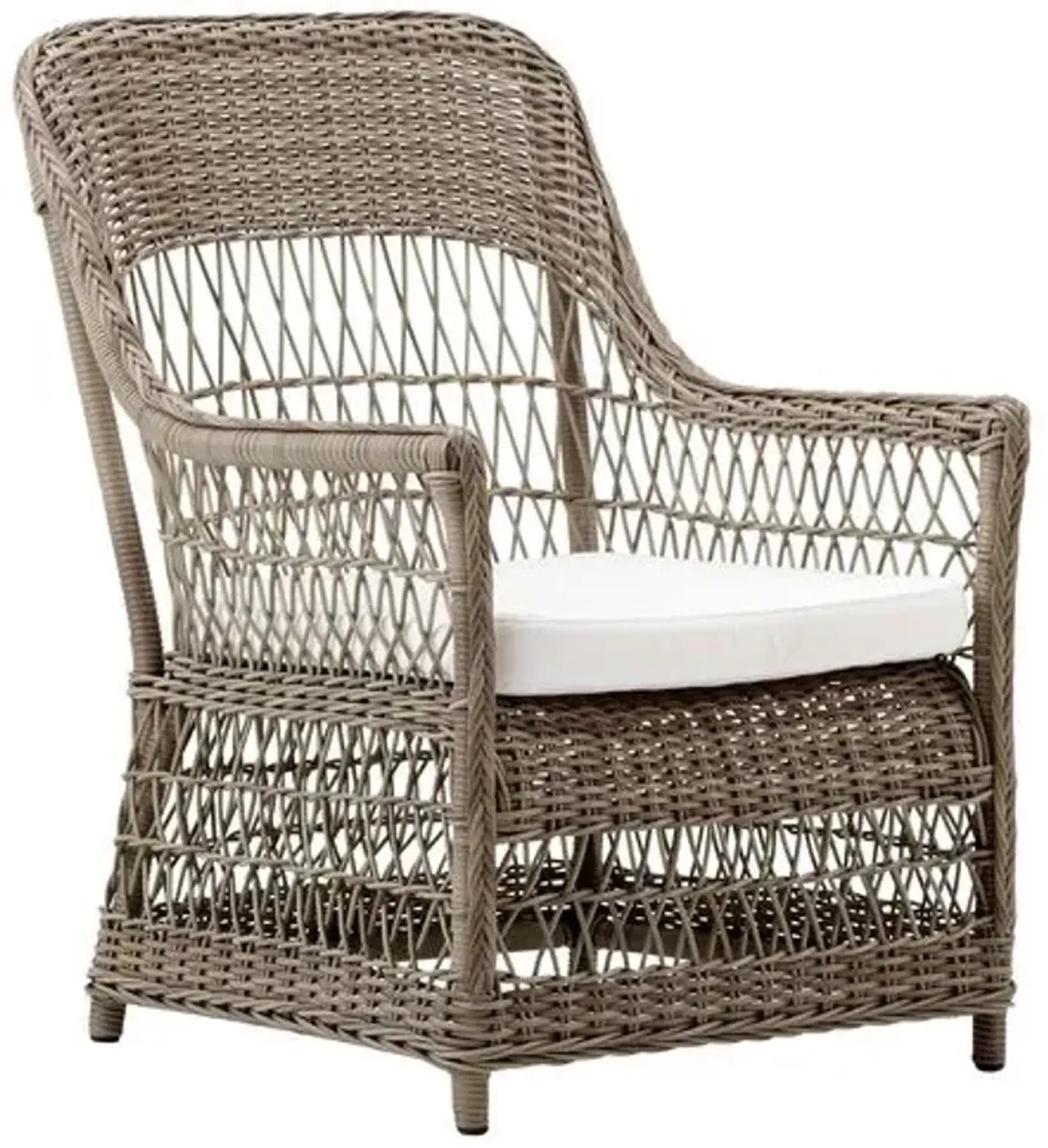 Dawn Outdoor Lounge Chair - Antique/White - Sika Design