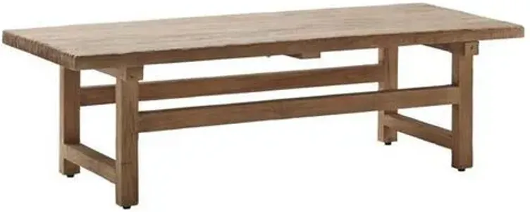 Alfred Teak Outdoor Coffee Table - Natural - Sika Design - Brown