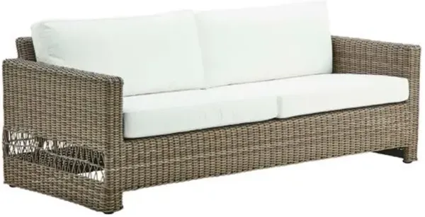 Carrie Outdoor 3-Seat Sofa - Antique/White - Sika Design
