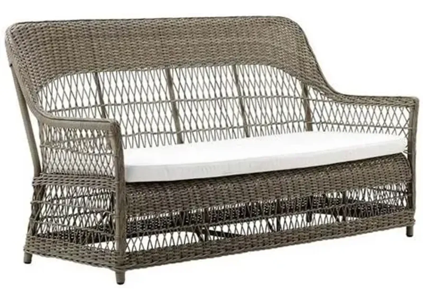 Carrie Outdoor 3-Seat Sofa - Antique/White - Sika Design