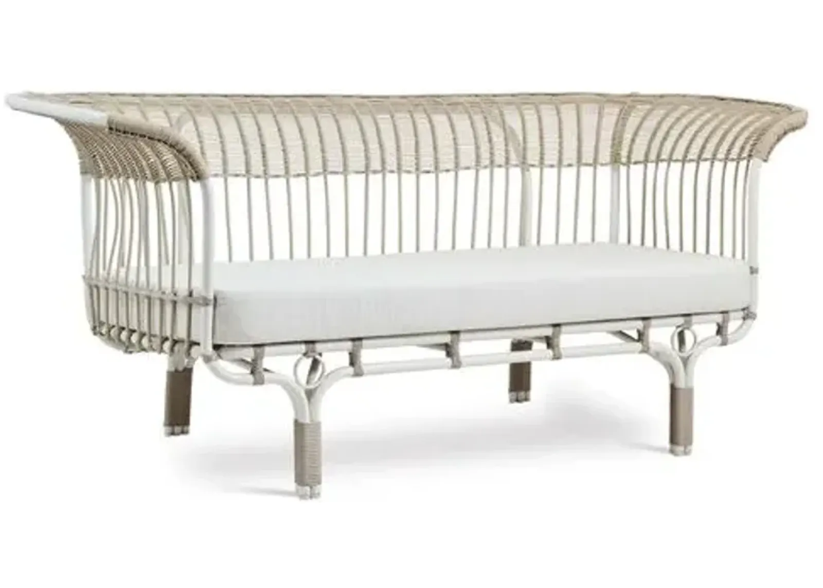 Franco Albini Outdoor Sofa - White - Sika Design