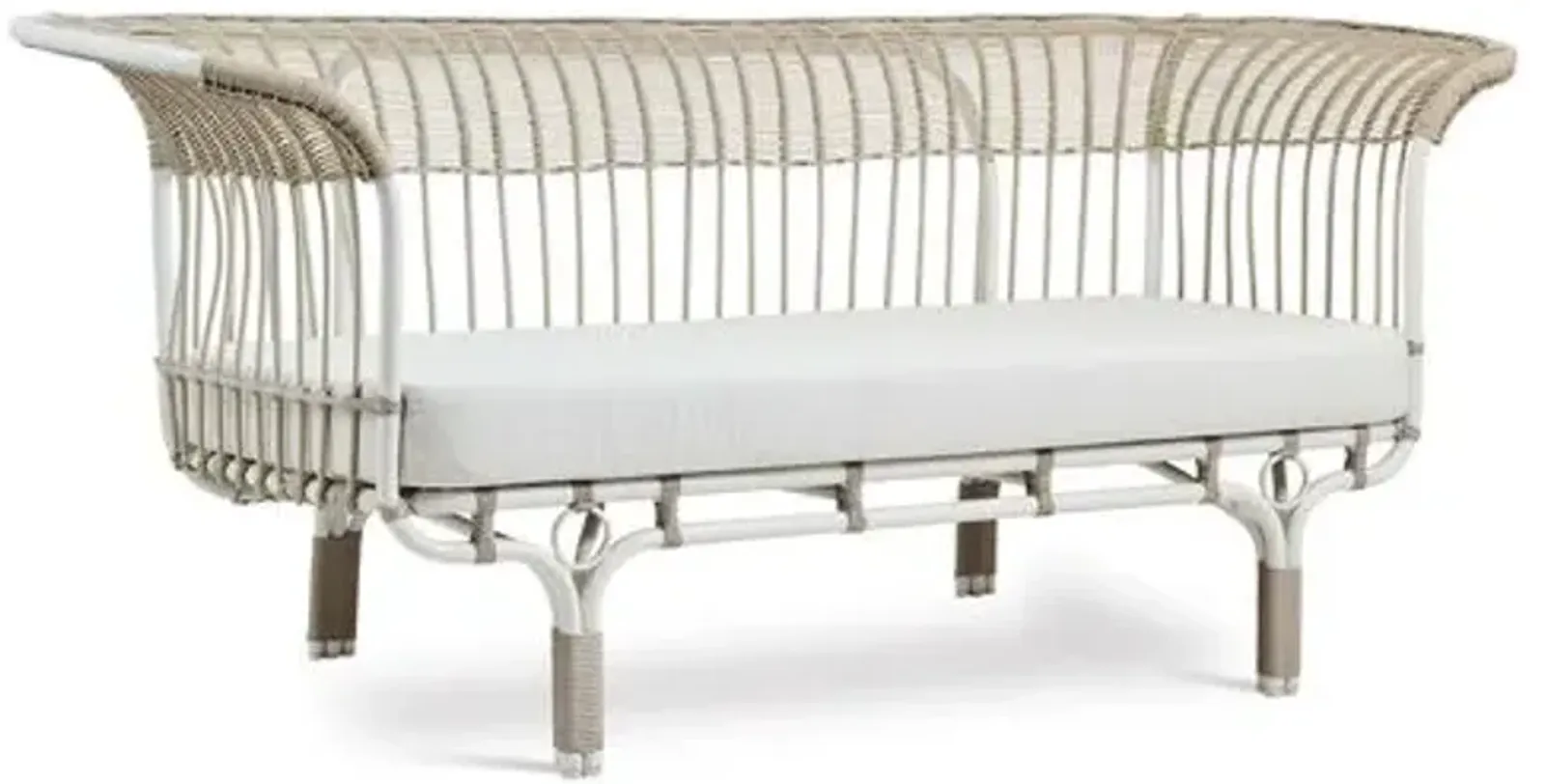 Franco Albini Outdoor Sofa - White - Sika Design