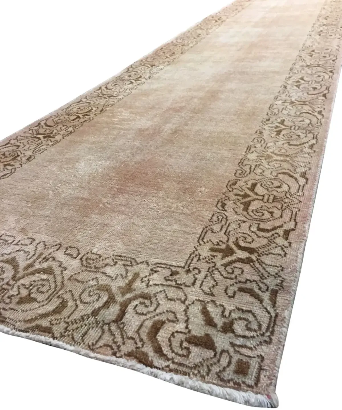 Long Turkish Sivas Runner 2'9" x 21'9" - Beige