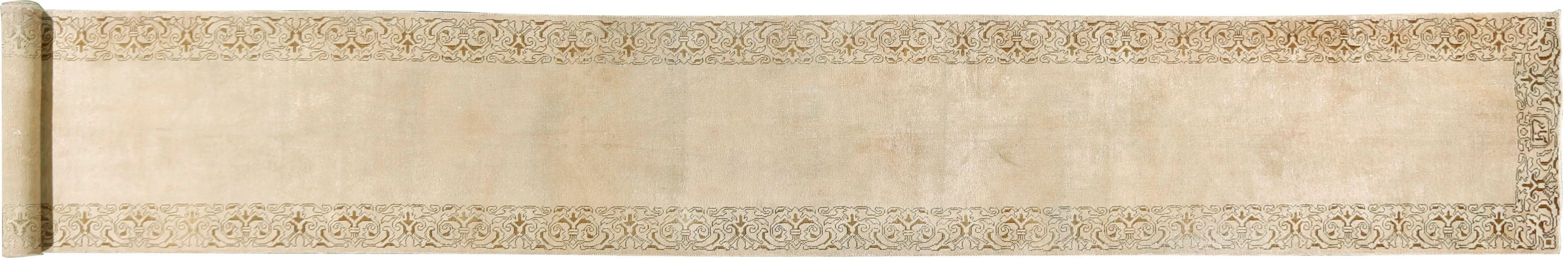 Long Turkish Sivas Runner 2'9" x 21'9" - Beige