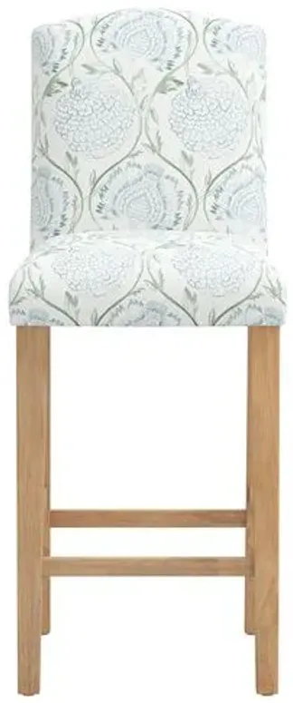 Marie Barstool - Ranjit Floral - Green