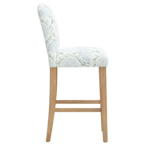 Marie Barstool - Ranjit Floral - Green