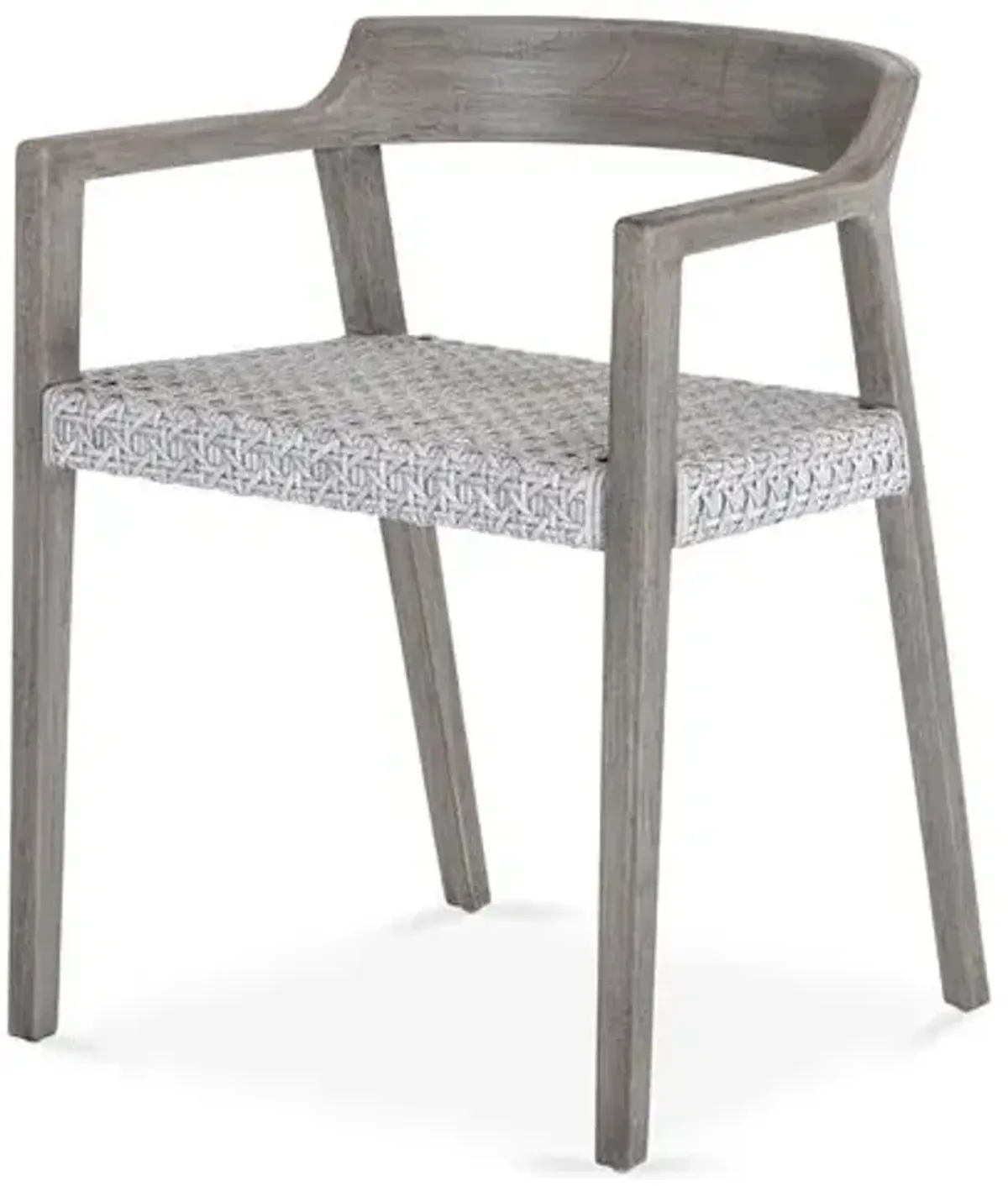 Nina Outdoor Dining Chair - Weathered Gray