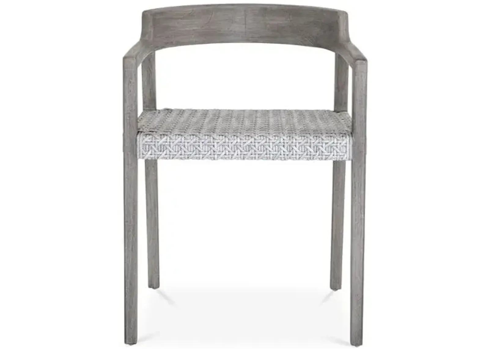 Nina Outdoor Dining Chair - Weathered Gray