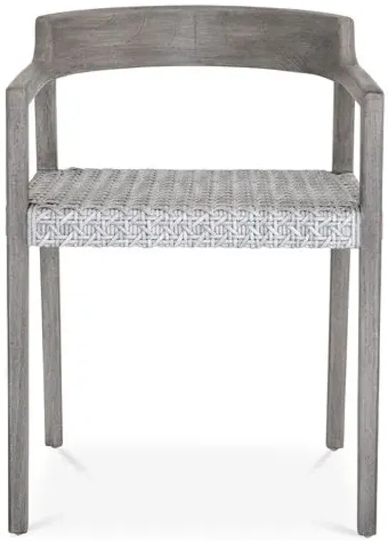 Nina Outdoor Dining Chair - Weathered Gray