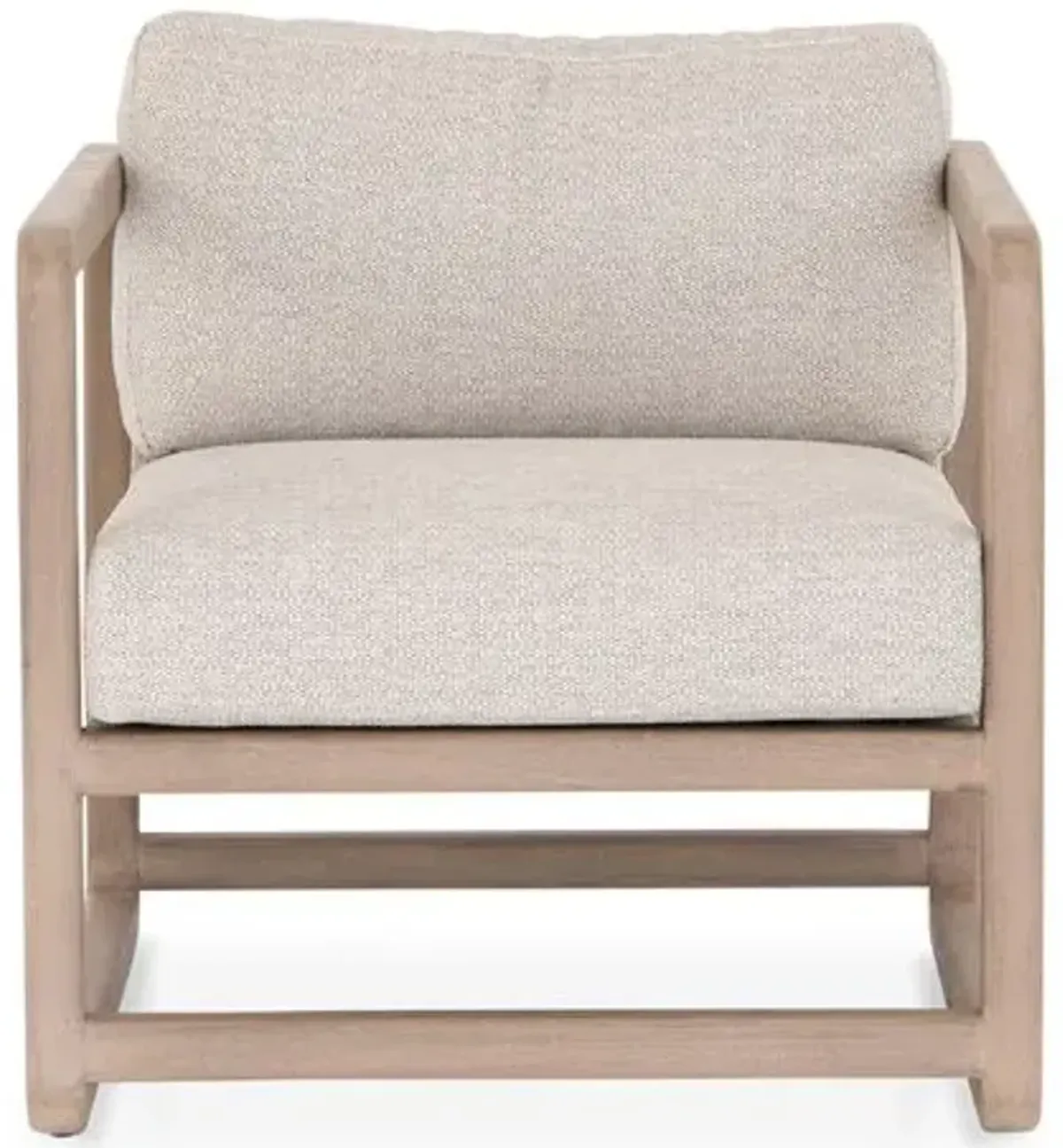 Theo Outdoor Chair - Faye Sand/Washed Brown - Beige