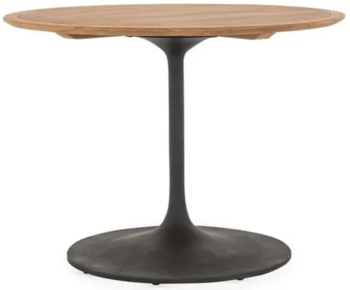 Lucie Outdoor Bistro Table - Bronze/Natural - Gold