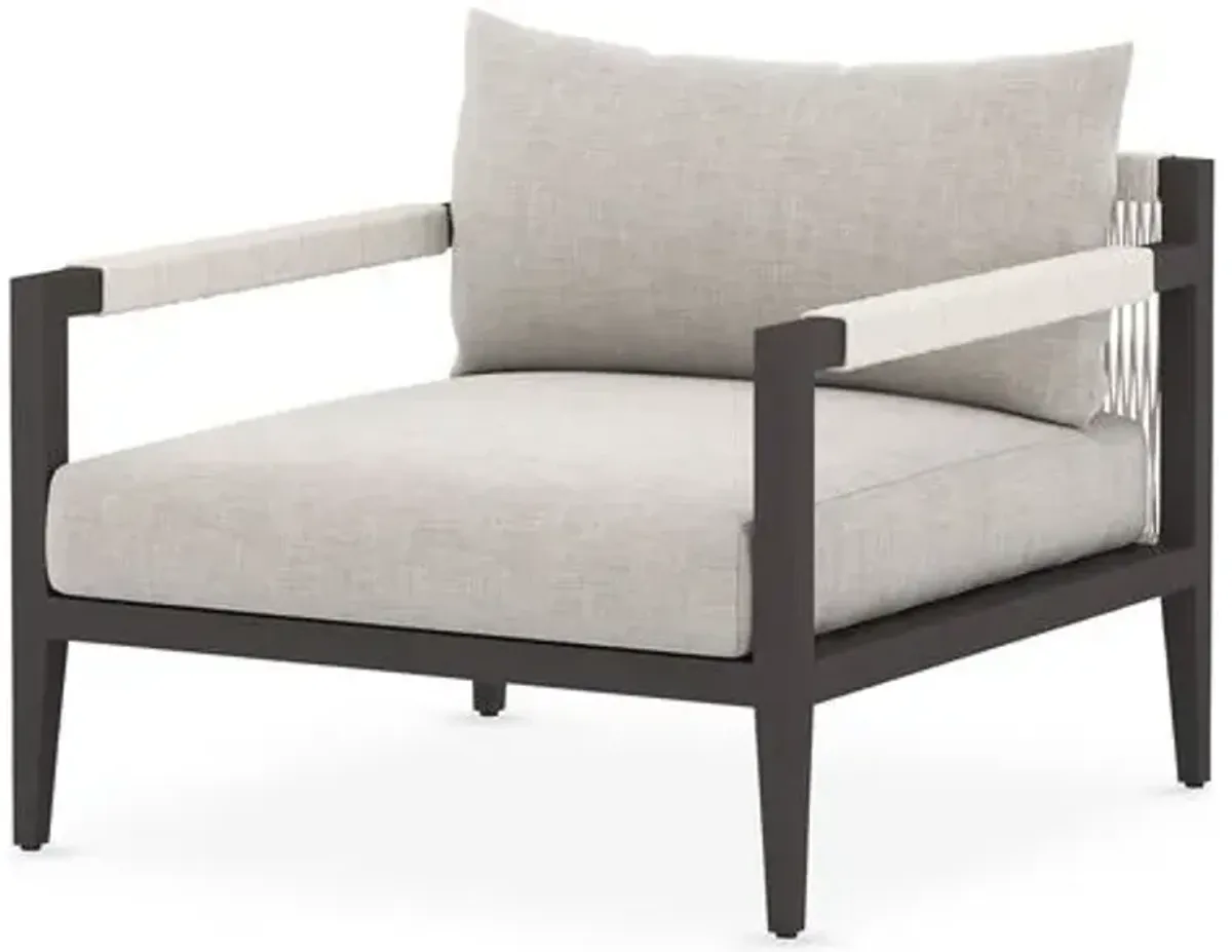 Jasper Outdoor Chair - Bronze/Stone Gray