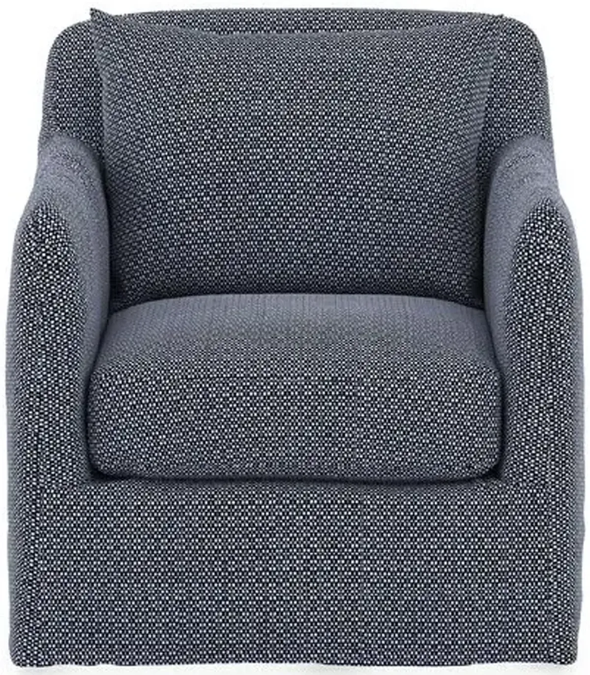 Bates Outdoor Slipcover Swivel Chair - Faye Navy