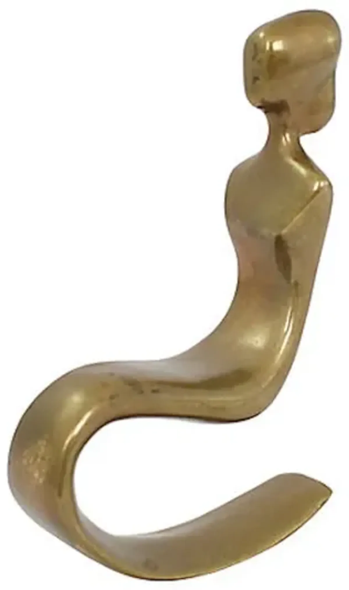 Modern Brass Female Figure - G3Q Designs - Gold