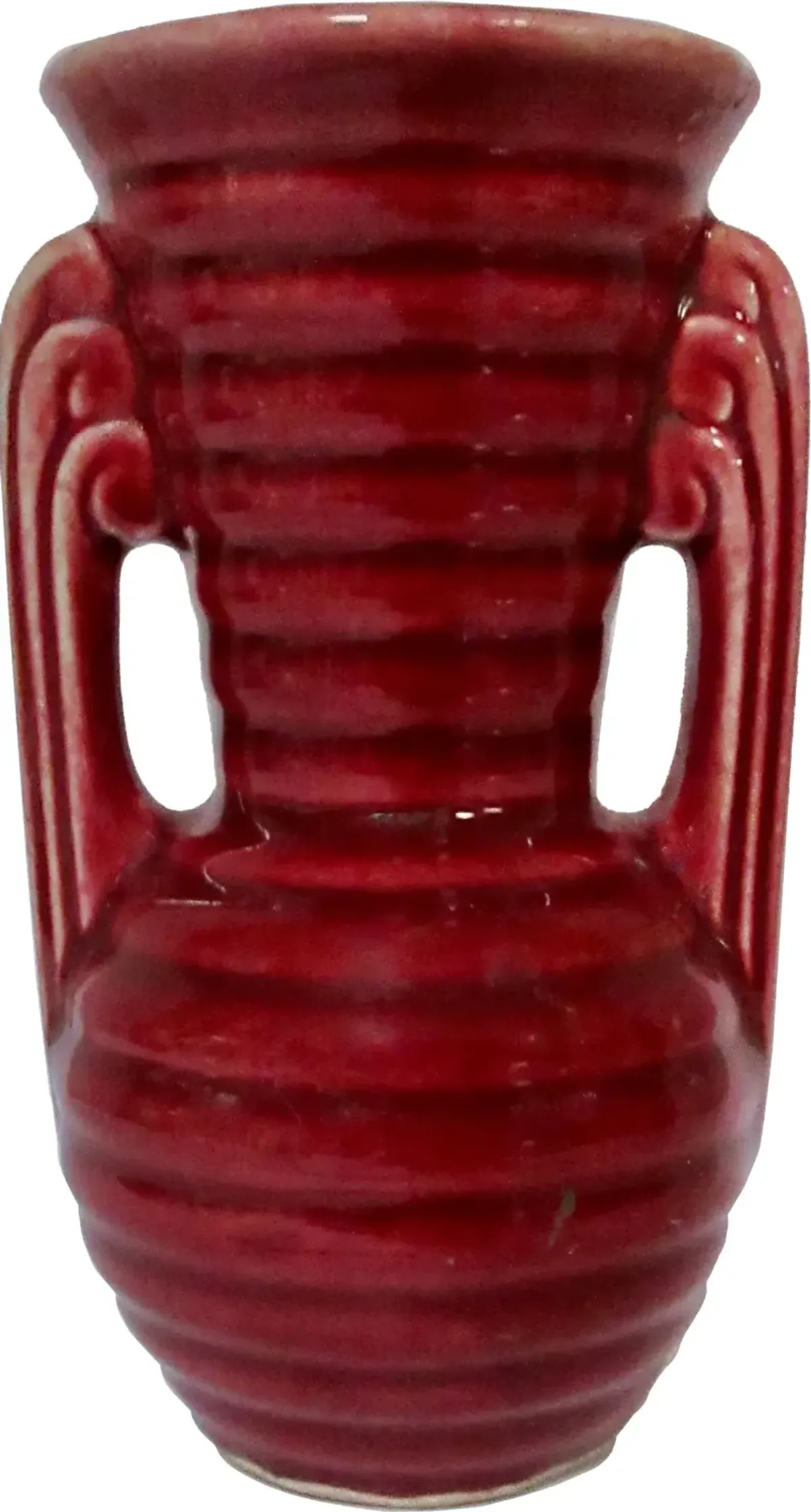 1940s American Pottery Beehive Vase - The Emporium Ltd. - Red