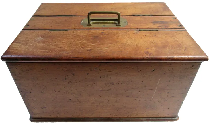 Antique Oak Document Box - The Emporium Ltd. - Brown