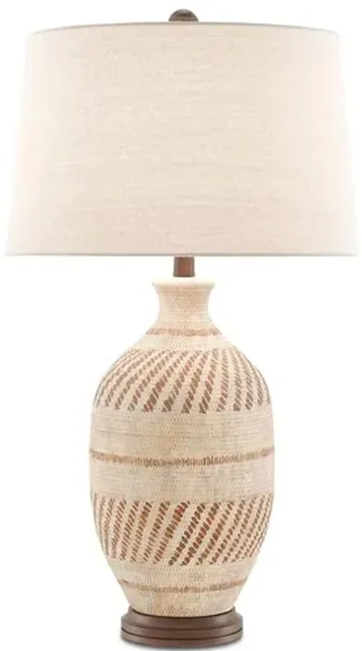 Faiyum Table Lamp - Tan/Bronze - Currey & Company