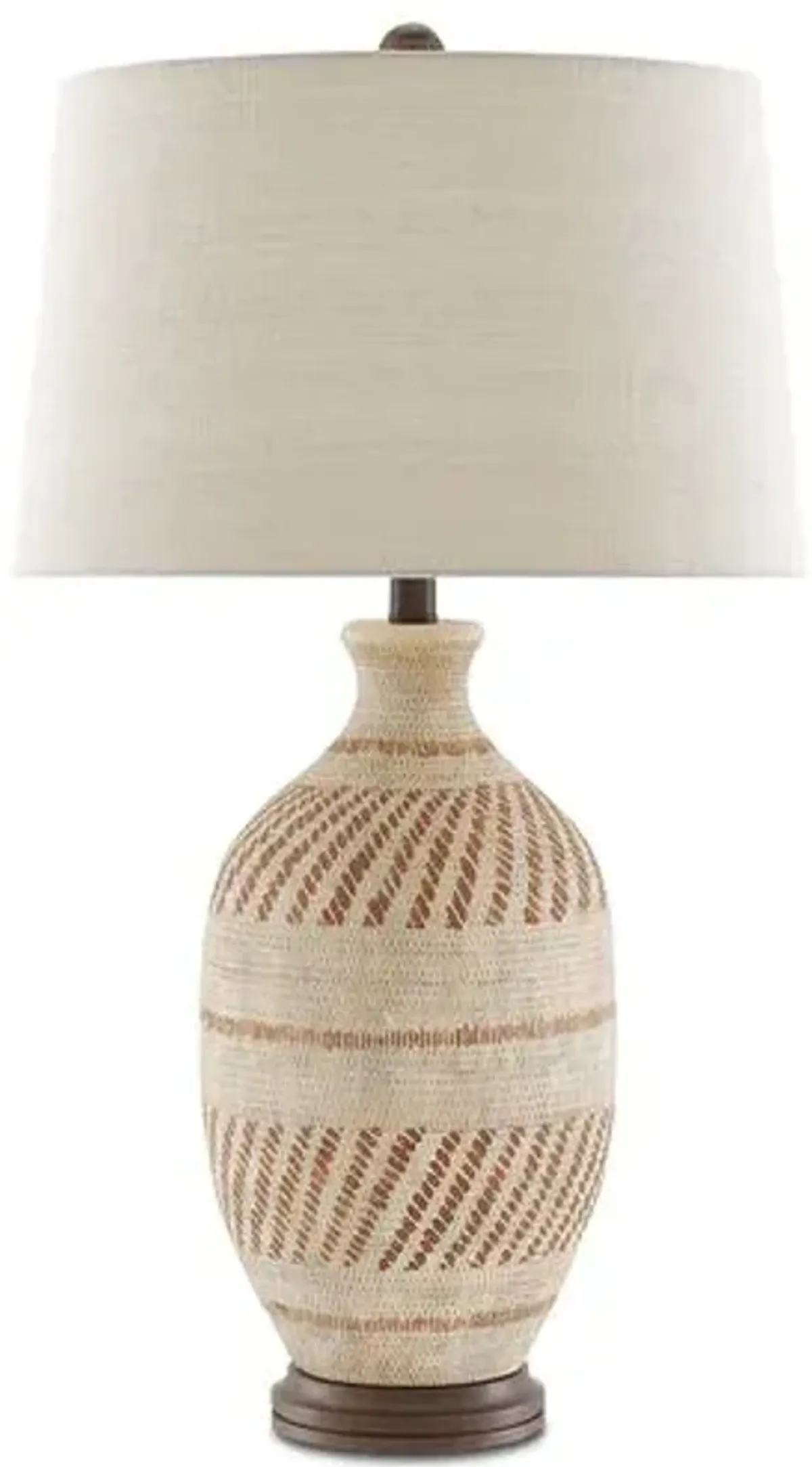 Faiyum Table Lamp - Tan/Bronze - Currey & Company