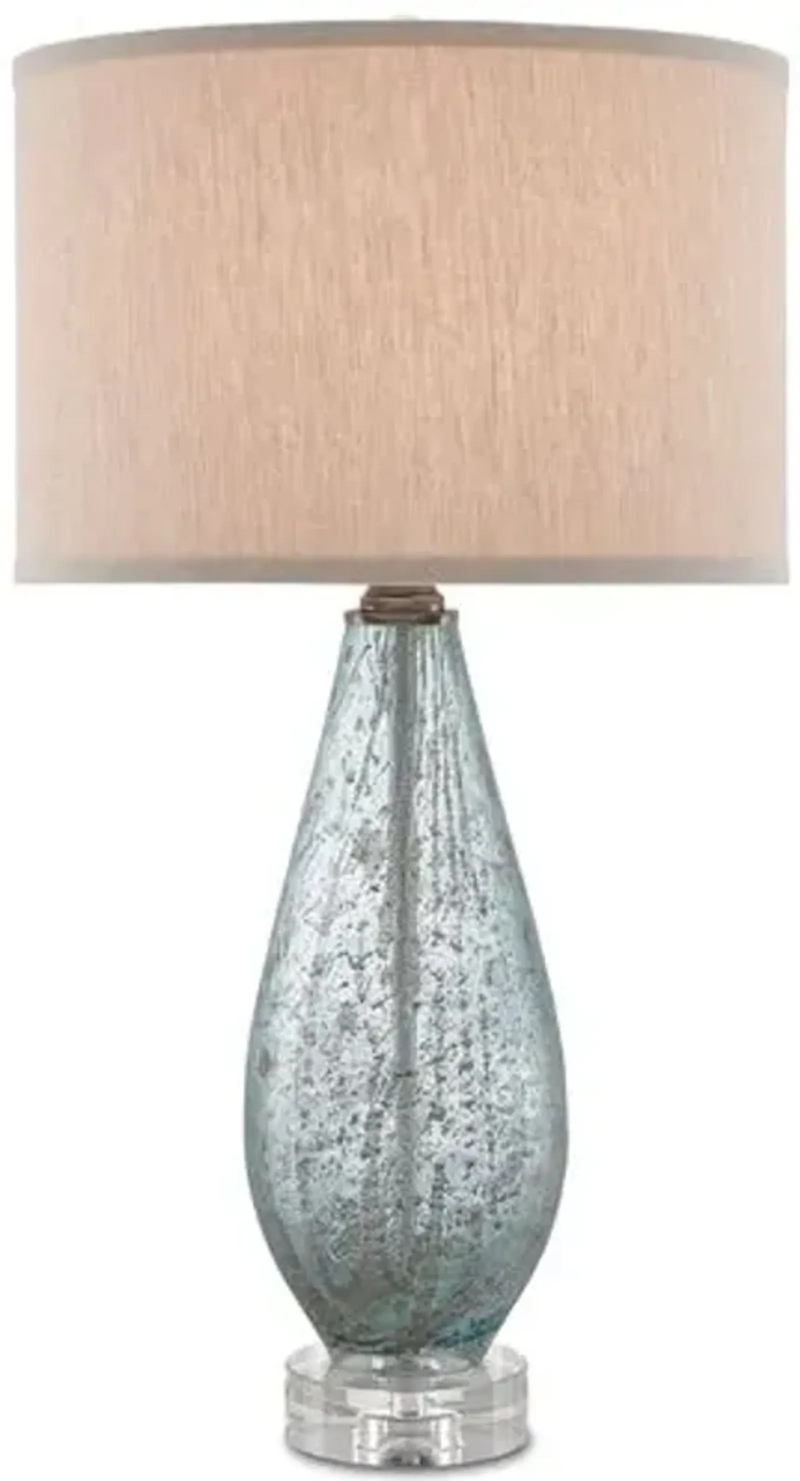 Optimist Table Lamp - Pale Blue/Natural - Currey & Company