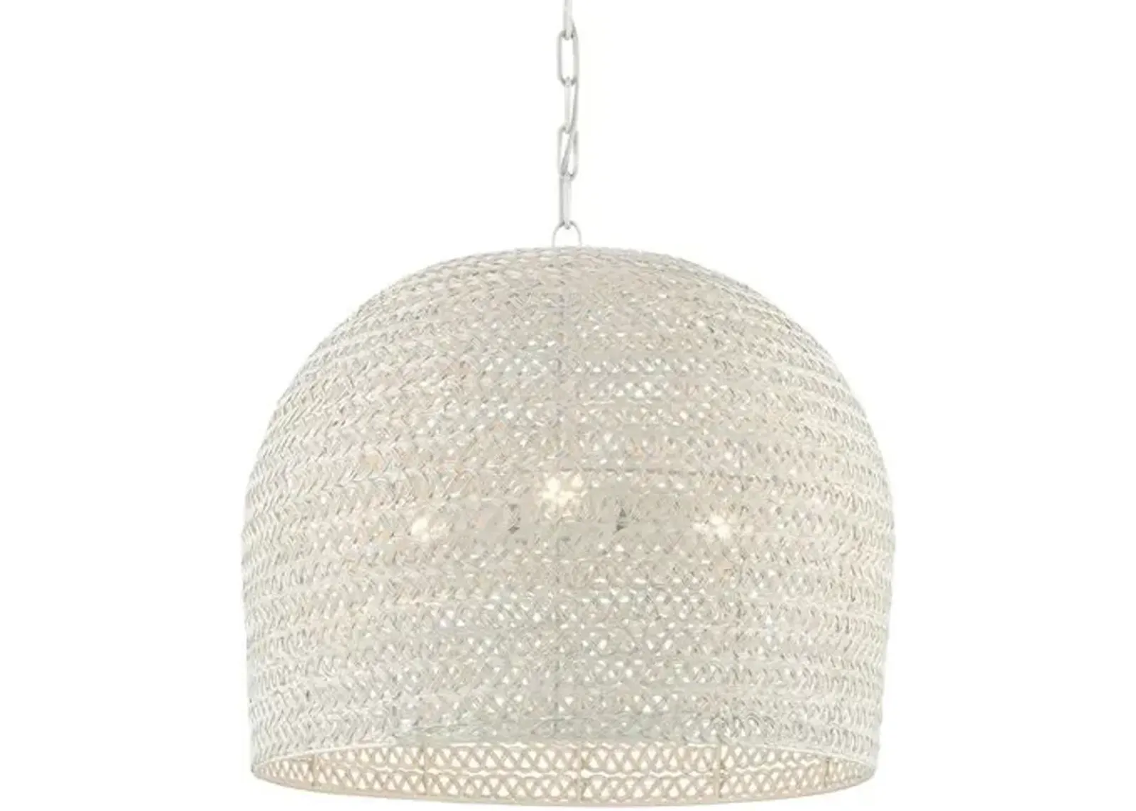 Piero Chandelier - White - Currey & Company