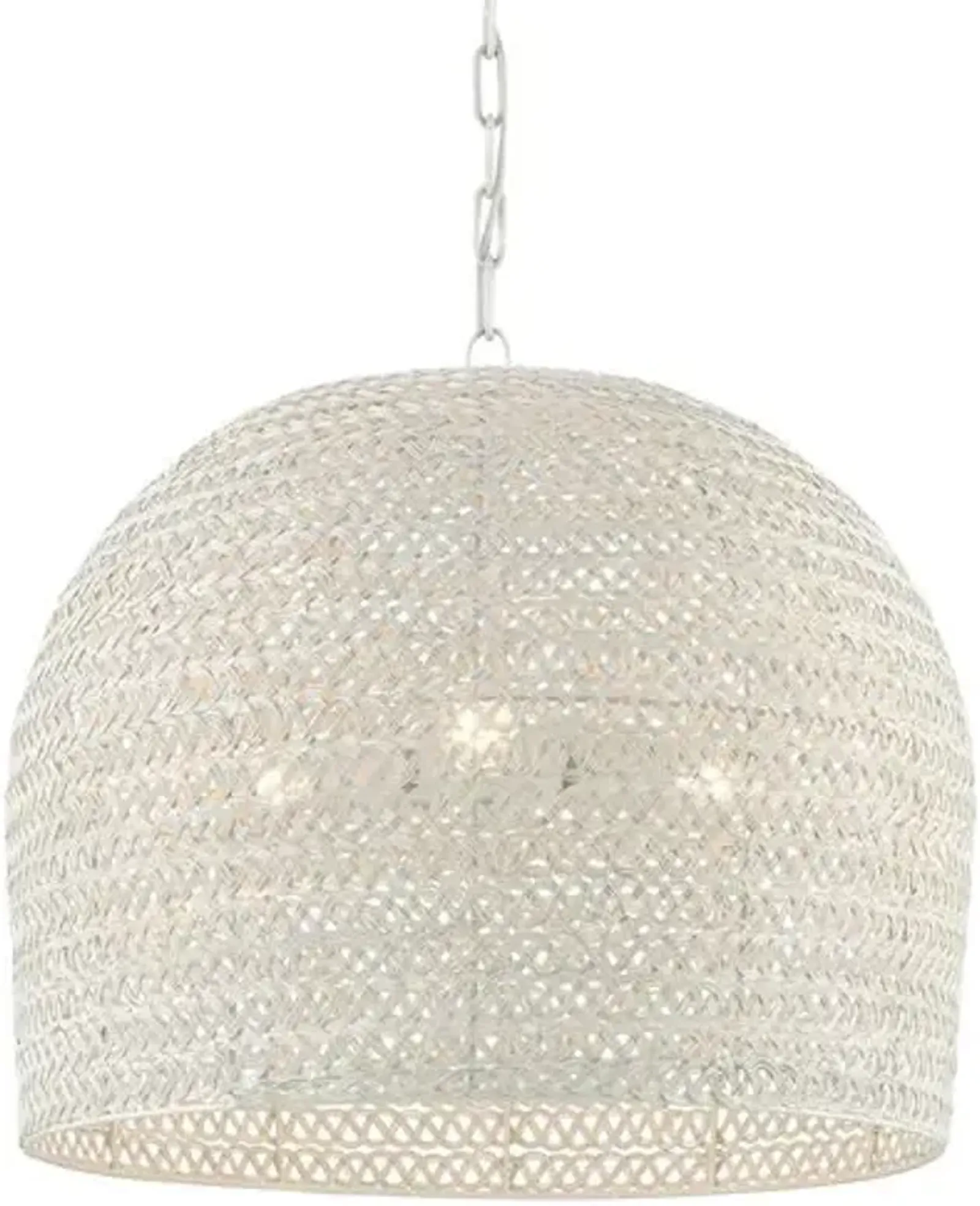 Piero Chandelier - White - Currey & Company