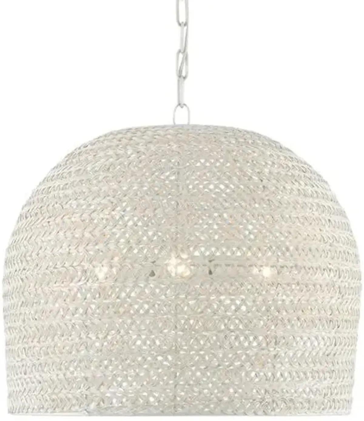 Piero Chandelier - White - Currey & Company