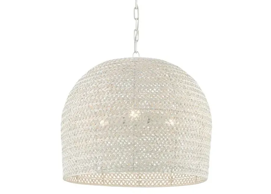 Piero Chandelier - White - Currey & Company