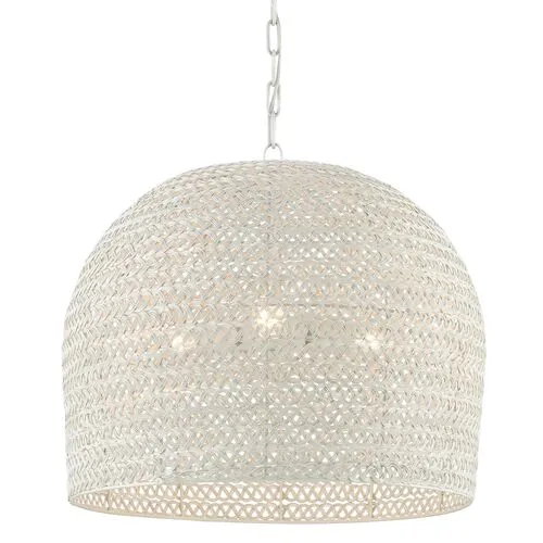 Piero Chandelier - White - Currey & Company